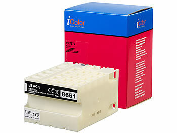 Drucker Ersatzpatronen, Epson: iColor Tintenpatrone für Epson (ersetzt Epson T8651), black