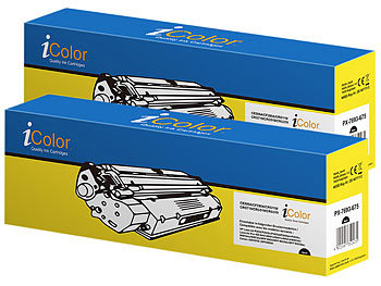 iColor 2er-Set kompatible Toner für HP CE505A / No.05A, schwarz