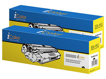 iColor 2er-Set kompatible Toner für Lexmark 60F2H00, black