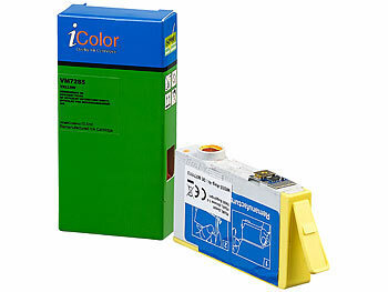 alternativ-Patronen für Drucker, HP: iColor Tintenpatrone für HP (ersetzt HP 912XL), yellow