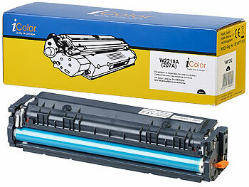 Laser-Toner Cartridge HP: iColor Toner für HP-Laserdrucker (ersetzt HP 207A, W2210A), black