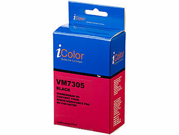 iColor Tintenpatrone für Epson (ersetzt Epson 408XLBK), black (schwarz)