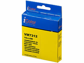 iColor Tintenpatrone für Brother (ersetzt Brother LC3219XL), yellow (gelb)