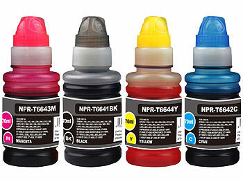 Multipacks: Nachfüll-Tinten für Tintenstrahldrucker, Epson