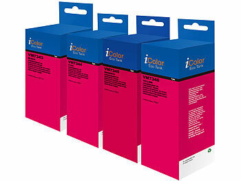 iColor Nachfüll-Tinten ColorPack für Epson, ersetzt C13T03R140-440, BK/C/M/Y