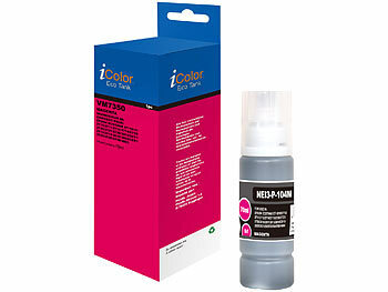 Nachfüllflaschen Druckertinte: iColor Nachfüll-Tinte für Epson, ersetzt Epson C13T00P340, magenta (rot)