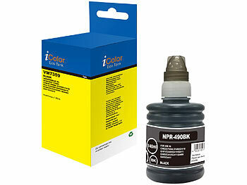 iColor Nachfüll-Tinten ColorPack für Canon, ersetzt GI-490BK/C/M/Y, BK/C/M/Y