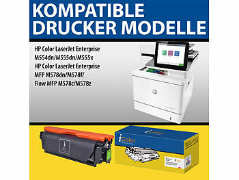 iColor Toner für HP-Laserdrucker, ersetzt W2120A, bk,c,m,y