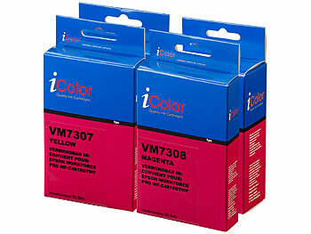 iColor Tintenpatronen ColorPack für Epson (ersetzt 408XL), BK/C/M/Y