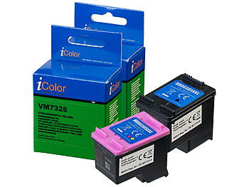 Druckerpatronen kompatibel, HP: iColor Tintenpatrone für HP (ersetzt HP 305XL), bk, c, m, y