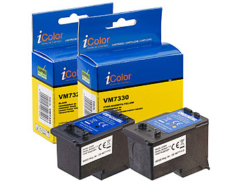 Günstige Druckerpatronen: iColor Tintenpatronen für Canon (PG560XL, CL561XL), bk, c, m, y