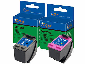 Patronen nachgefüllt: iColor recycled Tintenpatrone für HP 304XL, ersetzt N9K08AE und N9K07AE