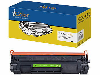 Tonerkartuschen: iColor Toner für HP-Drucker, ersetzt 142A (W1420A), schwarz, bis 2.000 Seiten
