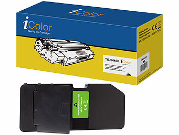 iColor 2er-Set Toner für Kyocera, ersetzt TK-5440K, schwarz, bis 5.600 Seiten
