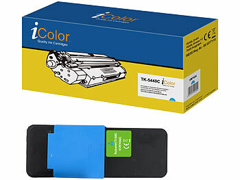 iColor Toner für Kyocera-Drucker, ersetzt TK-5440C, cyan, bis 2.400 Seiten