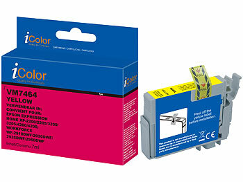 Alternative Druckerpatronen Epson: iColor Tinte yellow, ersetzt Epson 604XL