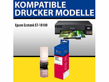 iColor Nachfülltinte für Epson, bk, c, m, y, lc, lm, ersetzt 107