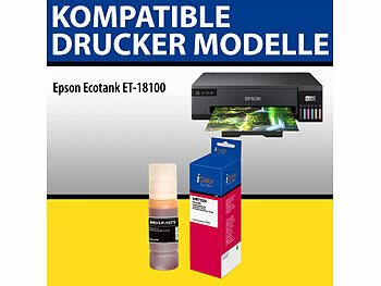 iColor Nachfülltinte für Epson, bk, c, m, y, lc, lm, ersetzt 107