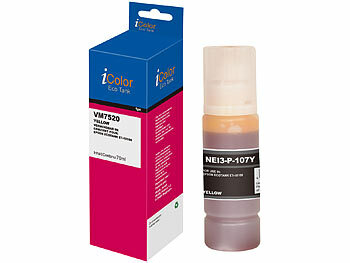 iColor Nachfülltinte für Epson, bk, c, m, y, lc, lm, ersetzt 107