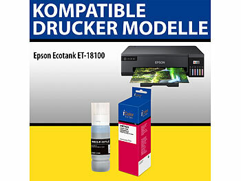 iColor Nachfülltinte für Epson, bk, c, m, y, lc, lm, ersetzt 107