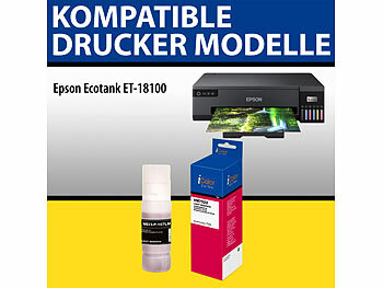 iColor Nachfülltinte für Epson, bk, c, m, y, lc, lm, ersetzt 107