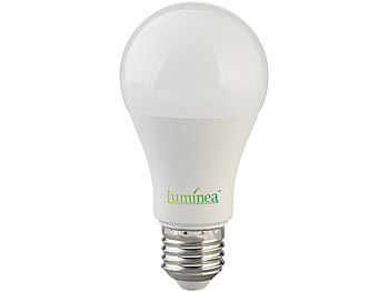 Luminea 2er-Set LED-Lampen, Bewegungs-/Lichtsensor, E27, 12W, 1150lm, warmweiß
