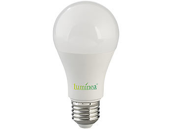 Luminea 2er-Set LED-Lampen mit Radar-Sensor, E27, 12 Watt, 1.150 lm, F, 6500 K