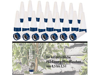 Tonspitzenbewässerung: Royal Gardineer 24er-Set Tonspitzen-Pflanzenbewässerungs-System für PET-Flaschen