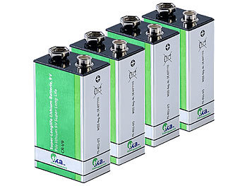 10 Batterie Al Litio Da 9V Ad Alta Capacità 1200 MAh, Per Rilevatori Di Fumo, Durata 10 Anni