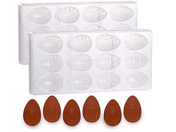 Eierform für Schokolade