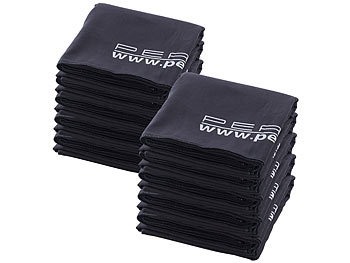 Confezione 3 Asciugamani Sportivi In Microfibra | 71x34,5 Cm | Asciugatura Rapida E Assorbente | Con Passante | Viola, Caffè, Blu