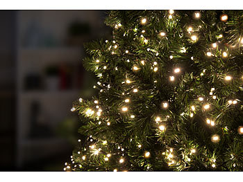60cm künstlicher Christbaum Weihnachtsbaum mit Deko LED Beleuchteter Tannenbaum 