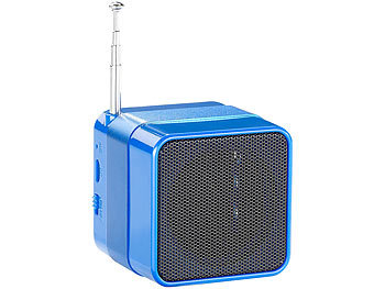 auvisio Mini-MP3-Station MPS-560.cube mit Radio, Versandrückläufer