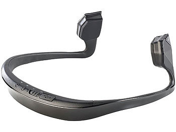 auvisio Knochen-Leit-Headset BC-30.sh mit Bluetooth