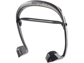 auvisio Knochen-Leit-Headset BC-30.sh mit Bluetooth (Versandrückläufer)