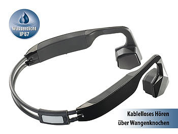auvisio Wasserdichtes Headset BC-40.sh, Bluetooth (Versandrückläufer)