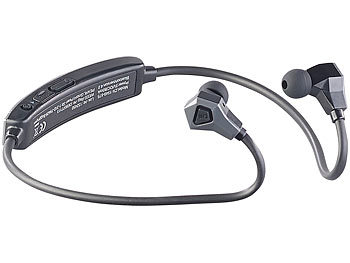 auvisio Wasserdichtes Sport-Headset SD-408.w, Bluetooth 4.0, aptX, IPX8