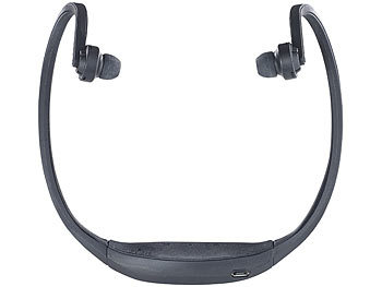 auvisio Kabelloses Sport-Headset mit Bluetooth 4.1 und Akku