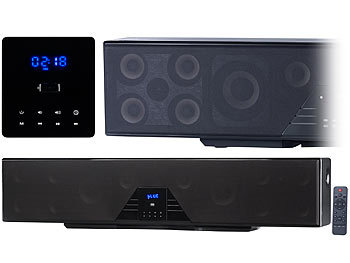 auvisio 6-Kanal-3D-Soundbar, 5.1-Surround-Sound, Bluetooth 5, HDMI, 310 Watt