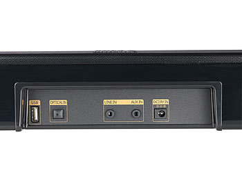 auvisio Soundbar MSX-440 mit Bluetooth & Mediaplayer, 8 Lautsprecher, 80 Watt