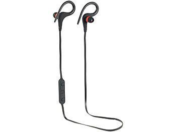 auvisio In-Ear-Sport-Headset m. Bluetooth 4.1, Multipoint & Kabelfernbedienung
