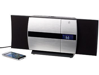 FM/DAB+ MP3 Bluetooth CD 40 W auvisio Vertikale Design-Stereoanlage AUX 