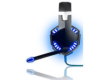 Headset mit LED-Beleuchtung