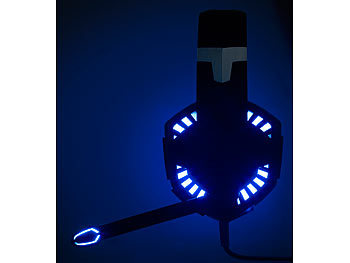 Over-Ear-Gaming-Headset mit Beleuchtung