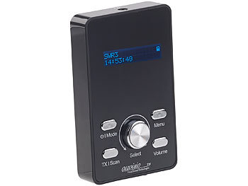 auvisio 2in1-Digital-DAB+/FM-Taschenradio & FM-Transmitter mit RDS und Akku