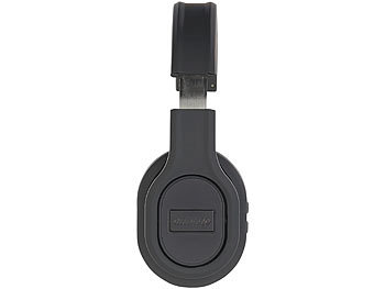 auvisio Faltbares Over-Ear-Headset, Bluetooth, Active Noise Cancelling 20 dB