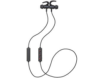 auvisio In-Ear-Stereo-Headset, magnetisch, Bluetooth, Multipoint, Auto-Connect