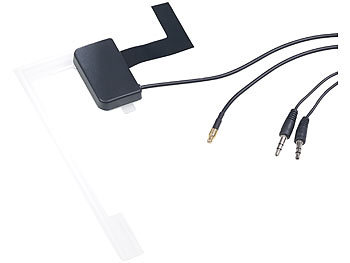 auvisio Kfz-DAB+-Empfänger, FM-Transmitter, Bluetooth, Freisprecher, AUX, USB