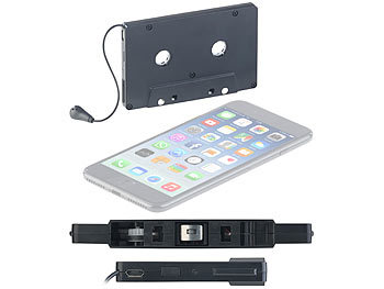 auvisio Kassettenadapter: Kabelloser Kassetten-Musik-Adapter, Bluetooth  5.0, Freisprech-Funktion (Kassettenadapter, Bluetooth)