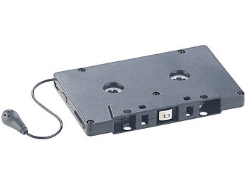 auvisio Kassettenadapter: Kabelloser Kassetten-Musik-Adapter, Bluetooth 5.0,  Freisprech-Funktion (Kassettenadapter, Bluetooth)